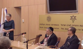 Europeans for Israel Panel Debate. (L-R) Melanie Phillips, Rabbi Michael Melchior, Canon Andrew White