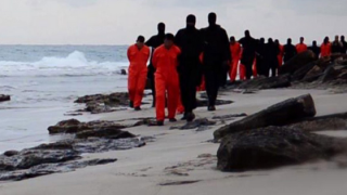 ISIS taking Egyptian Coptic Christians to the beach to execute them this week.