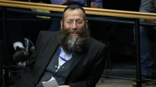 Caption: Right-wing politician Baruch Marzel, so far banned from running for a seat in the next Knesset. Photo: Hadas Parush/Flash90