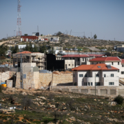 Construction of houses in a new neighborhood in the Jewish settlement of Efrat, where until now the residents were living in caravans. February 03, 2015. Photo: Gershon Elinson/Flash90