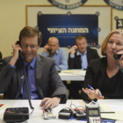 Zionist Union co-chairs Isaac Herzog and Tzipi Livni. Photo: Ben Kelmer/Flash90
