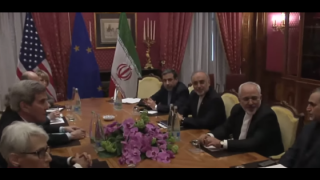 The P5+1 negotiators meet with their Iranian counterparts in Switzerland to hash out a deal. Photo: YouTube/Ruptly TV/screenshot