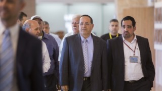 Likud MK Ayoub Kara arrives at a Likud party meeting at the Knesset on May 18, 2015. Photo: Yonatan Sindel/Flash90