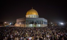 Hundreds of thousands of Muslims at the Al Aqsa Mosque on July 13, 2015, during the last week of Ramadan. Photo: Muath Al Khatib/Flash90